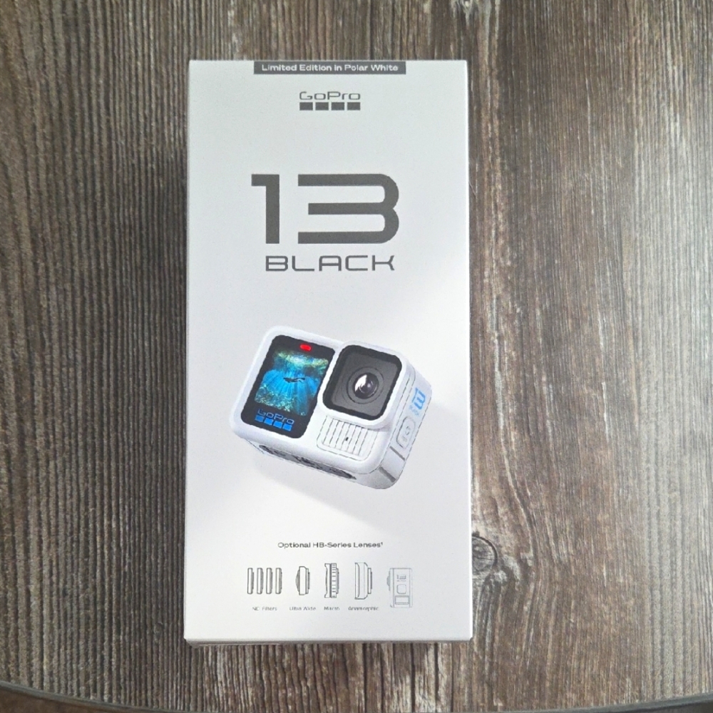 GoPro Limited Edition HERO13 Black in Polar White - Waterproof Action Camera